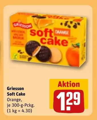 REWE Griesson Soft Cake Orange, tilbud