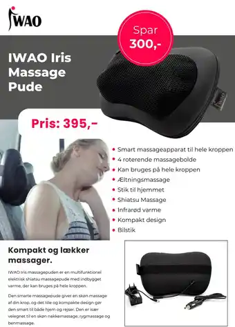 IWAO IWAO Iris Massage Pude tilbud