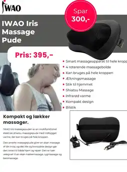 IWAO IWAO Iris Massage Pude tilbud