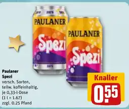REWE DE Paulaner Spezi tilbud