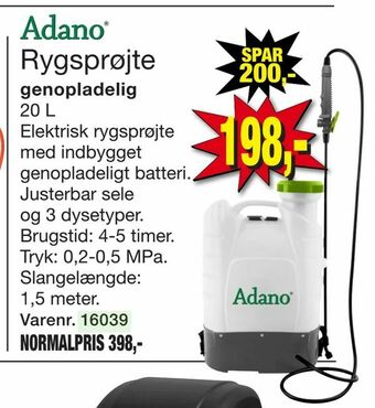 Harald Nyborg Rygsprøjte tilbud