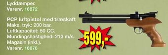 Harald Nyborg PCP luftgevær og -pistol 4,5 mm tilbud