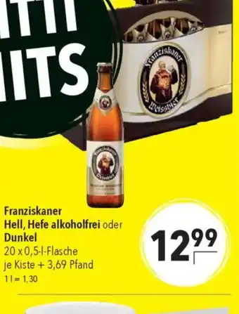 Citti Franziskaner Hell, Hefe alkoholfrei oder Dunkel tilbud