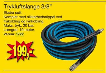 Harald Nyborg Trykluftslange 3/8" tilbud