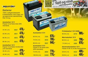 Harald Nyborg Autobatteri 12 V tilbud
