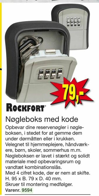 Harald Nyborg Nøgleboks med kode tilbud