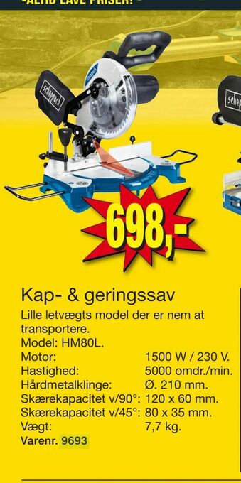 Harald Nyborg Kap- & geringssav tilbud