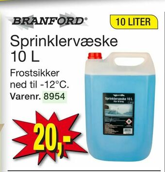 Harald Nyborg Sprinklervæske 10 L tilbud