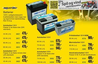 Autobatteri 12 V