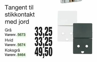 Harald Nyborg Tangent til stikkontakt med jord tilbud