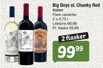 Fakta Tyskland Big Boys el. Chunky Red tilbud