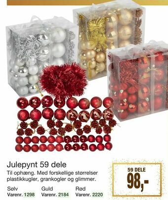 Harald Nyborg Julepynt 59 dele tilbud