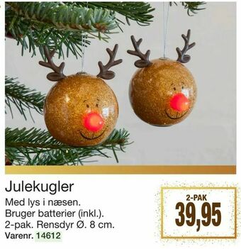 Harald Nyborg Julekugler tilbud