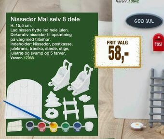 Harald Nyborg Nissedør Mal selv 8 dele tilbud