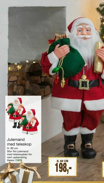 Harald Nyborg Julemand med teleskop tilbud