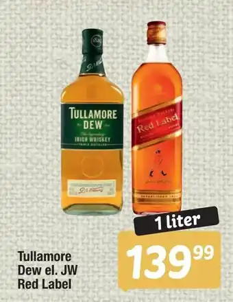Fakta Tyskland Tullamore Dew el. JW Red Label tilbud