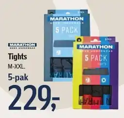 Føtex Marathon Tights 5-pak tilbud