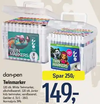 Føtex Danpen Twinmarker tilbud