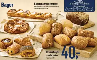 Føtex Bagerens morgenmenu tilbud