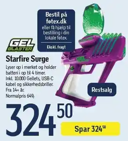 Føtex Gel Blaster Starfire Surge tilbud