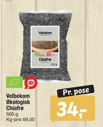 Fakta Tyskland Velbekom Økologisk Chiafrø tilbud
