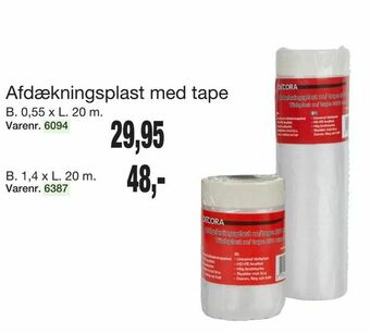 Harald Nyborg Afdækningsplast med tape tilbud