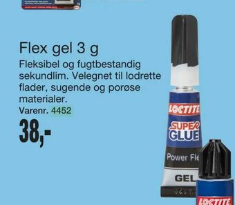 Harald Nyborg Flex gel 3 g tilbud