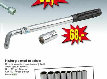 Harald Nyborg Hjulnøgle med teleskop tilbud