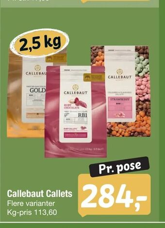 Fakta Tyskland Callebaut Callets tilbud