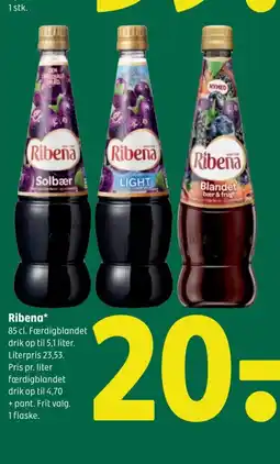 Coop 365 Ribena tilbud