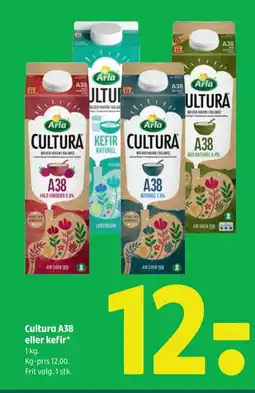 Coop 365 ARLA Cultura A38 eller kefir tilbud