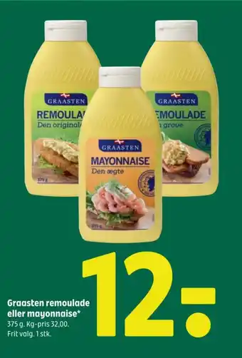 Coop 365 GRAASTEN remoulade eller mayonnaise tilbud