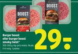 Coop 365 Burger boost eller burger boost smoky twist tilbud