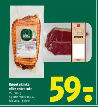 Coop 365 Røget skinke eller entrecote tilbud