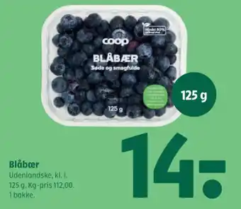 Coop 365 Blåbær tilbud