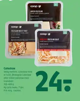 Coop 365 Coleslaw tilbud