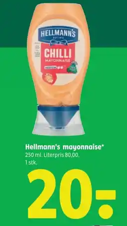 Coop 365 HELLMANN'S mayonnaise tilbud