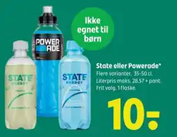 Coop 365 State eller Powerade tilbud