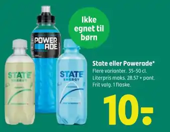 Coop 365 State eller Powerade tilbud