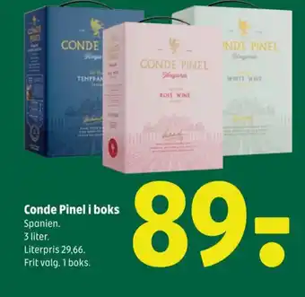 Coop 365 Conde Pinel i boks tilbud