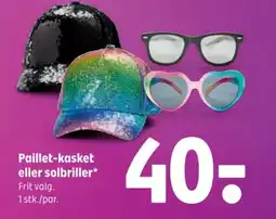 Coop 365 Paillet-kasket eller solbriller tilbud