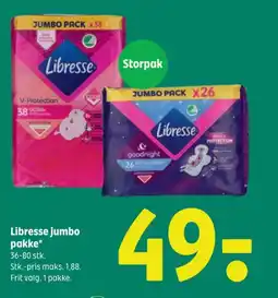 Coop 365 Libresse jumbo pakke tilbud