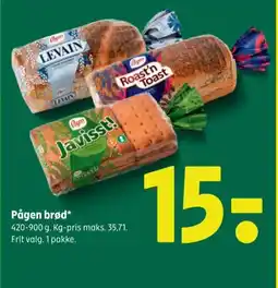 Coop 365 Pågen brød tilbud