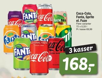 Fakta Tyskland Coca-Cola, Fanta, Sprite el. Fuze tilbud
