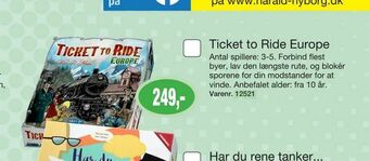 Ticket to Ride Europe