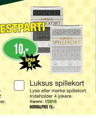 Harald Nyborg Luksus spillekort tilbud