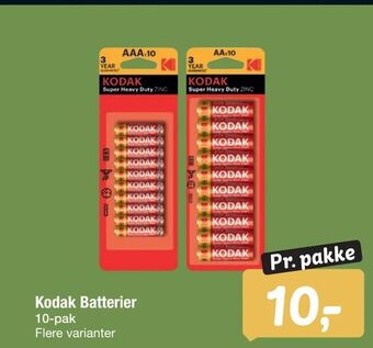 Fakta Tyskland Kodak Batterier tilbud