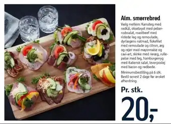 Føtex Alm. smørrebrød tilbud