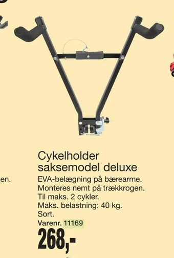 Harald Nyborg Cykelholder saksemodel deluxe tilbud