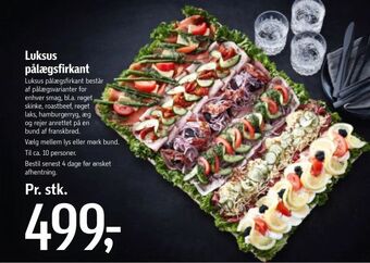 Føtex Luksus pålægsfirkant tilbud